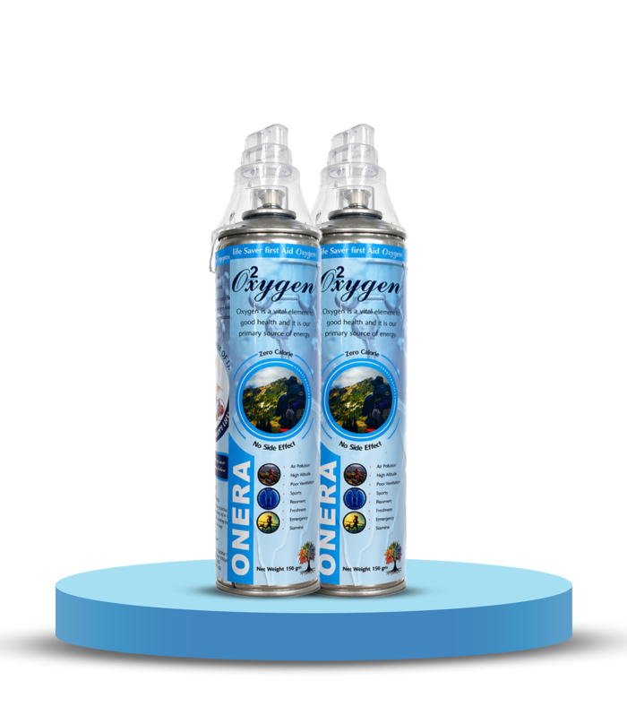 ONERA Portable Oxygen Can | Instant Fresh Oxygen Spray for Travel, Fitness & Emergency Use (Pack Of 2)