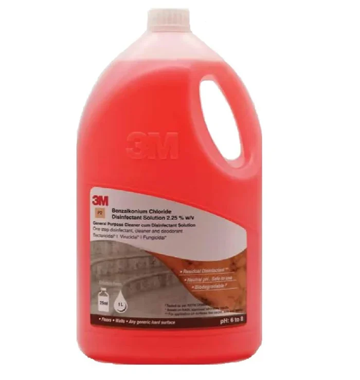 3M Benzalkonium Chloride Disinfectant Solution 2.5% w/v | Multi-Purpose Surface Cleaner | Antibacterial, Virucidal & Fungicidal