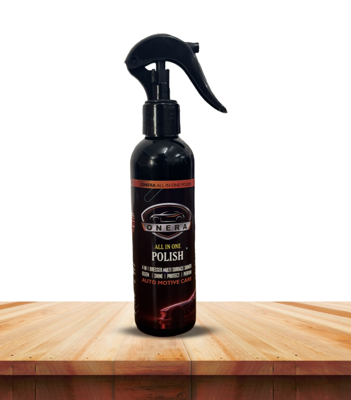 ONERA All in One Polish | 4 in 1 Dresser Multi Surface Shiner | kleen | Shine | Protect | Perfom | For Interior & Exterior Surfaces -200mL
